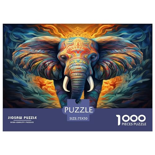 Puzzles für Erwachsene, 1000 Teile, Ölgemälde-Puzzles für Erwachsene, Holzbrett-Puzzles, lustiges Geschenk, 1000 Stück (75 x 50 cm) von XJmoney