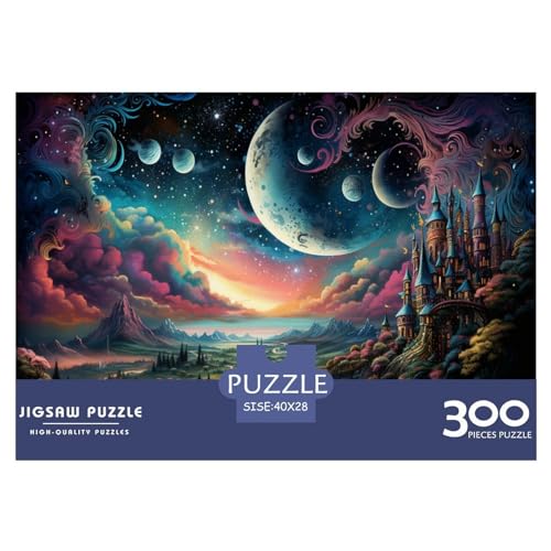 Puzzles für Erwachsene, 300 Teile, buntes Zeichenpuzzle für Erwachsene, Holzbrettpuzzle, lustiges Geschenk, 300 Teile (40 x 28 cm) von XJmoney
