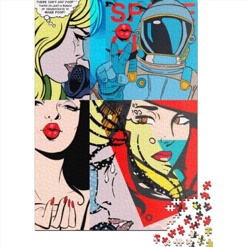 Retro-Stil Puzzle Freundliche Materialien Puzzle aus 100% recyceltem Karton für Kinder und Erwachsene ab 12 Jahren Geburtstagsgeschenk 38x26cm / 1000 Teile von XJmoney