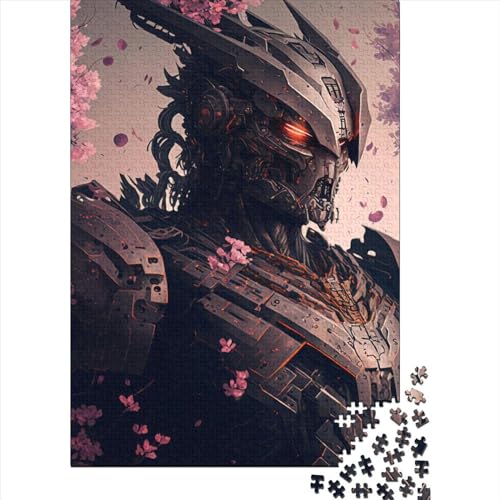 Sakura Ninja Puzzle Anti-Stress-Puzzle aus 100% recyceltem Karton für Kinder und Erwachsene ab 12 Jahren Halloween-Geschenke 38 x 26 cm / 1000 Teile von XJmoney