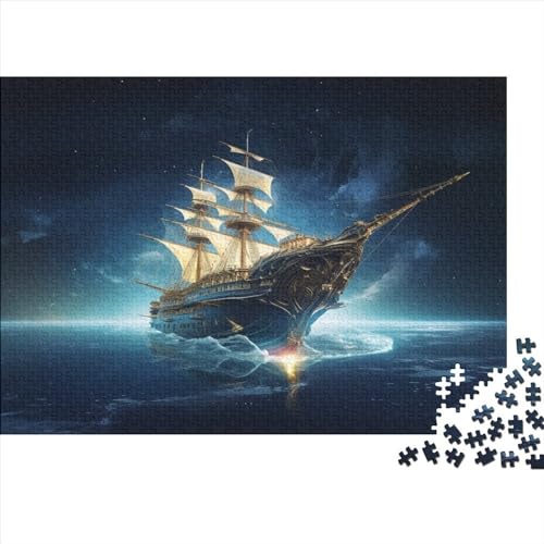 Segel-Holzpuzzle für Erwachsene, 1000 Teile, rechteckiges Puzzle, Geschenke für Erwachsene und Kinder, Heimdekoration und Familienspiel, 1000 Teile (75 x 50 cm) von XJmoney