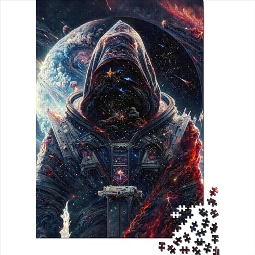 Space Hacker Puzzle 100% recycelter Karton Puzzle 100% recycelter Karton für Erwachsene Jugendliche Ostergeschenke 38 x 26 cm / 1000 Stück von XJmoney