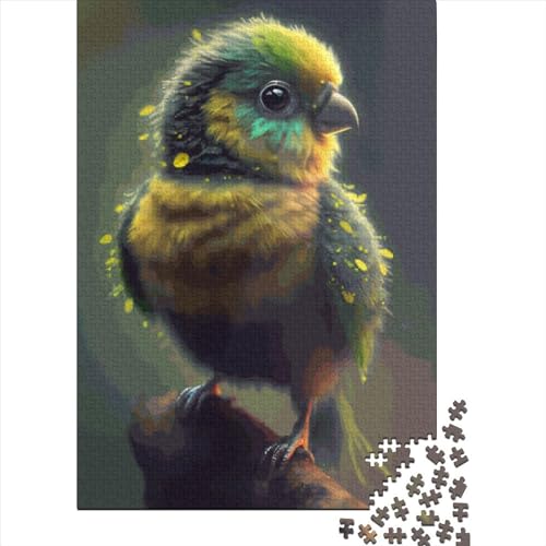 Tierpuzzle Papagei Puzzlespiel 100% recycelter Karton für Erwachsene Kinder Geburtstagsgeschenk 38x26cm/1000 Teile von XJmoney