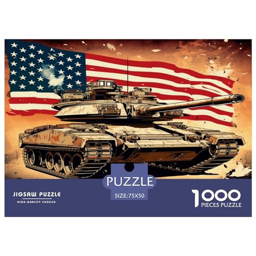US_Army-Puzzles, 1000 Teile, Puzzle für Erwachsene, Intellektuelles Spiel, Puzzle-Spielzeug für Erwachsene und Kinder, 1000 Teile (75 x 50 cm) von XJmoney