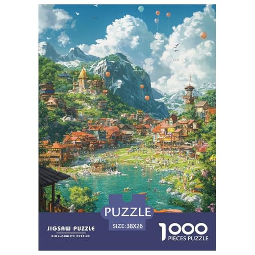 Anime-Landschaft Für Erwachsene 1000 Teile Schöne Landschaften Puzzle Educational Game Geburtstag Moderne Wohnkultur Family Challenging Games Stress Relief Toy 38x26cm/1000pcs Anime-Landschaft Für Erwachsene 1000 Teile Schöne Landschaften Puzzle Educational Game Geburtstag Moderne Wohnkultur Family Challenging Games Stress Relief Toy 38x26cm/1000pcs von XKASKDFKE