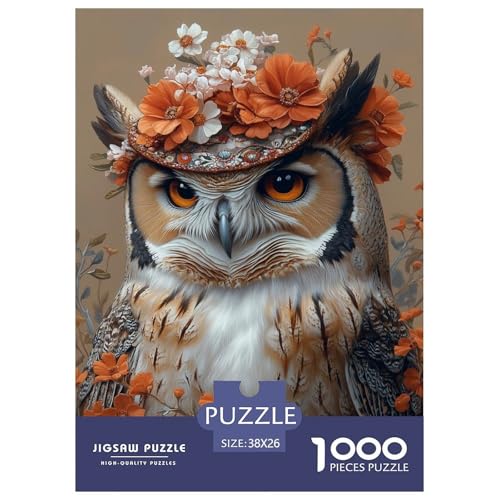 Coole Eule Puzzles Erwachsene 1000 Teile Tiere Educational Game Moderne Wohnkultur Family Challenging Games Geburtstag Stress Relief Toy 38x26cm/1000pcs Coole Eule Puzzles Erwachsene 1000 Teile Tiere Educational Game Moderne Wohnkultur Family Challenging Games Geburtstag Stress Relief Toy 38x26cm/1000pcs von XKASKDFKE