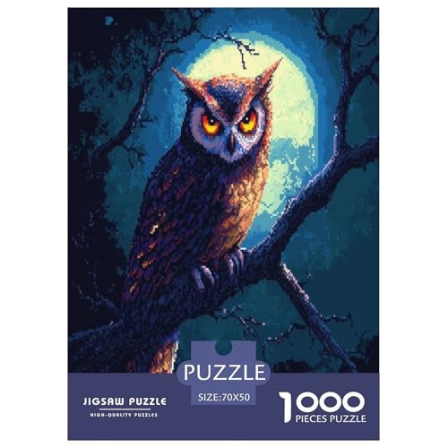 Coole Katzen Erwachsene Puzzles 1000 Teile Pet Tieres Geschicklichkeitsspiel Für Die Ganze Familie Lernspiel Wohnkultur Geburtstag Stress Relief 70x50cm/1000pcs von XKASKDFKE