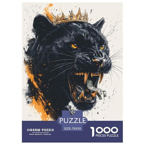 Cooler Leopard 1000 Teile Tieres Puzzle Für Erwachsene Geburtstag Lernspiel Family Challenging Games Wohnkultur Stress Relief 70x50cm/1000pcs Cooler Leopard 1000 Teile Tieres Puzzle Für Erwachsene Geburtstag Lernspiel Family Challenging Games Wohnkultur Stress Relief 70x50cm/1000pcs von XKASKDFKE
