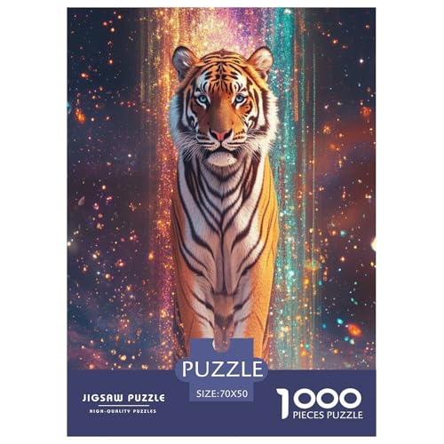 Cooler Tiger Puzzle 1000 Teile Tiere Erwachsene Geschicklichkeitsspiel Für Die Ganze Familie Wohnkultur Lernspiel Geburtstag Stress Relief 70x50cm/1000pcs Cooler Tiger Puzzle 1000 Teile Tiere Erwachsene Geschicklichkeitsspiel Für Die Ganze Familie Wohnkultur Lernspiel Geburtstag Stress Relief 70x50cm/1000pcs von XKASKDFKE