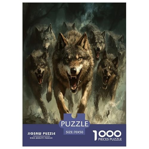 Cooler Wolf Für Erwachsene 1000 Teile Tiere Puzzle Home Decor Lernspiel Family Challenging Games Geburtstag Stress Relief Toy 70x50cm/1000pcs Cooler Wolf Für Erwachsene 1000 Teile Tiere Puzzle Home Decor Lernspiel Family Challenging Games Geburtstag Stress Relief Toy 70x50cm/1000pcs von XKASKDFKE