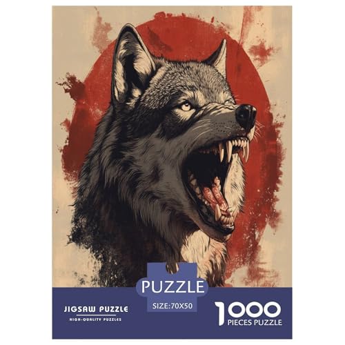 Cooler Wolf Puzzles 1000 Teile Tiere Für Erwachsene Family Challenging Games Geburtstag Home Decor Educational Game Stress Relief 70x50cm/1000pcs Cooler Wolf Puzzles 1000 Teile Tiere Für Erwachsene Family Challenging Games Geburtstag Home Decor Educational Game Stress Relief 70x50cm/1000pcs von XKASKDFKE
