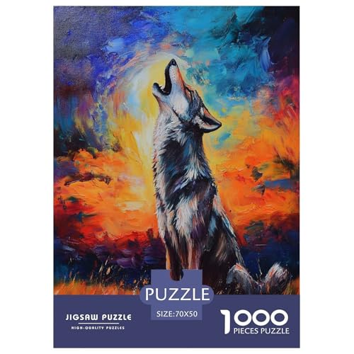 Cooler Wolf Puzzles 1000 Teile Tiere Für Erwachsene Family Challenging Games Geburtstag Home Decor Educational Game Stress Relief 70x50cm/1000pcs Cooler Wolf Puzzles 1000 Teile Tiere Für Erwachsene Family Challenging Games Geburtstag Home Decor Educational Game Stress Relief 70x50cm/1000pcs von XKASKDFKE