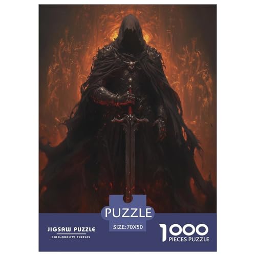 Dämonenkrieger Erwachsene 1000 Teile Coole Schwertkämpfer Puzzles Lernspiel Wohnkultur Geburtstag Family Challenging Games Entspannung Und Intelligenz 70x50cm/1000pcs Dämonenkrieger Erwachsene 1000 Teile Coole Schwertkämpfer Puzzles Lernspiel Wohnkultur Geburtstag Family Challenging Games Entspannung Und Intelligenz 70x50cm/1000pcs von XKASKDFKE
