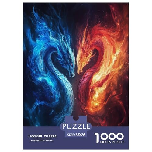 EIS- und Feuerdrache 1000 Teile Tiere Puzzle Für Erwachsene Family Challenging Games Home Decor Geburtstag Lernspiel Entspannung Und Intelligenz 38x26cm/1000pcs EIS- und Feuerdrache 1000 Teile Tiere Puzzle Für Erwachsene Family Challenging Games Home Decor Geburtstag Lernspiel Entspannung Und Intelligenz 38x26cm/1000pcs von XKASKDFKE