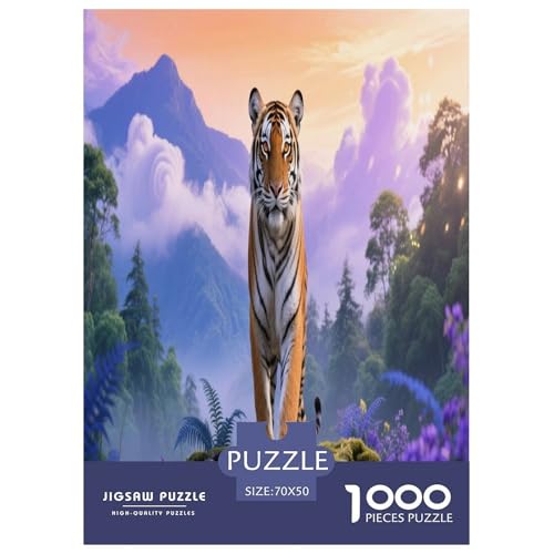 Farbenfrohes Puzzle Tiger Geschicklichkeitsspiel Home Dekoration Puzzle Wildtiere Buntes Legespiel 1000 Teile Erwachsenen Puzzle Für Erwachsene Kinder 70x50cm/1000pcs Farbenfrohes Puzzle Tiger Geschicklichkeitsspiel Home Dekoration Puzzle Wildtiere Buntes Legespiel 1000 Teile Erwachsenen Puzzle Für Erwachsene Kinder 70x50cm/1000pcs von XKASKDFKE