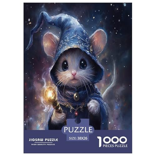 Farbenfrohes Puzzle Zauberer-Maus Geschicklichkeitsspiel Home Dekoration Puzzle Tiere Buntes Legespiel 1000-teilige Puzzles Herausforderndes Puzzle Für Erwachsene Kinder 38x26cm/1000pcs Farbenfrohes Puzzle Zauberer-Maus Geschicklichkeitsspiel Home Dekoration Puzzle Tiere Buntes Legespiel 1000-teilige Puzzles Herausforderndes Puzzle Für Erwachsene Kinder 38x26cm/1000pcs von XKASKDFKE