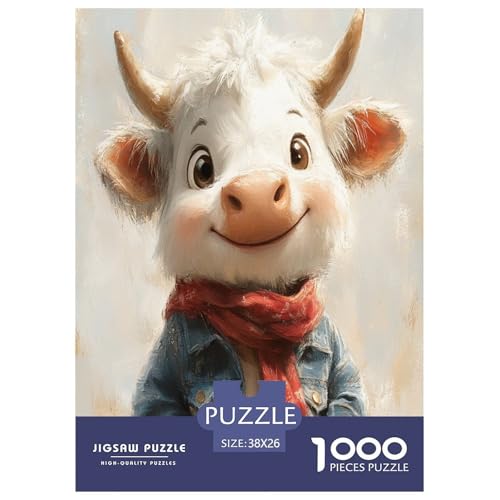 Kreative Kuh 1000 Teile Tiere Puzzle Erwachsene Geburtstag Lernspiel Moderne Wohnkultur Family Challenging Games Stress Relief 38x26cm/1000pcs Kreative Kuh 1000 Teile Tiere Puzzle Erwachsene Geburtstag Lernspiel Moderne Wohnkultur Family Challenging Games Stress Relief 38x26cm/1000pcs von XKASKDFKE