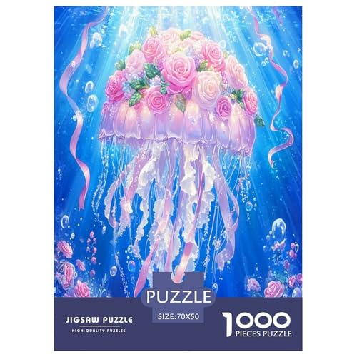 Kreative Qualle Puzzles Erwachsene 1000 Teile Marine Tieres Educational Game Moderne Wohnkultur Family Challenging Games Geburtstag Stress Relief Toy 70x50cm/1000pcs Kreative Qualle Puzzles Erwachsene 1000 Teile Marine Tieres Educational Game Moderne Wohnkultur Family Challenging Games Geburtstag Stress Relief Toy 70x50cm/1000pcs von XKASKDFKE