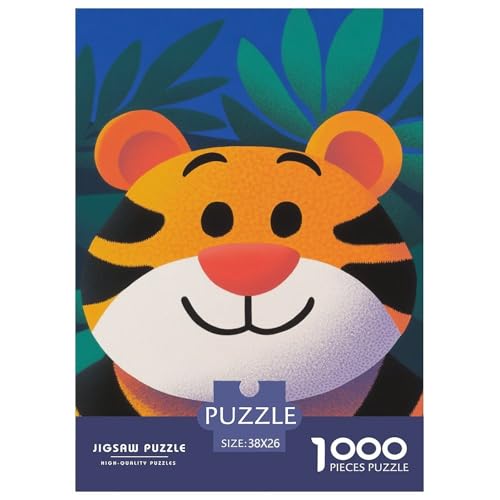 Kreativer Tiger 1000 Teile Tiere Puzzle Für Erwachsene Geburtstag Lernspiel Family Challenging Games Wohnkultur Stress Relief 38x26cm/1000pcs Kreativer Tiger 1000 Teile Tiere Puzzle Für Erwachsene Geburtstag Lernspiel Family Challenging Games Wohnkultur Stress Relief 38x26cm/1000pcs von XKASKDFKE