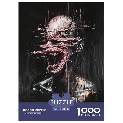 Kreatives Porträt Für Erwachsene 1000 Teile Kunstbilder Puzzle Geburtstag Wohnkultur Lernspiel Family Challenging Games Stress Relief 38x26cm/1000pcs von XKASKDFKE