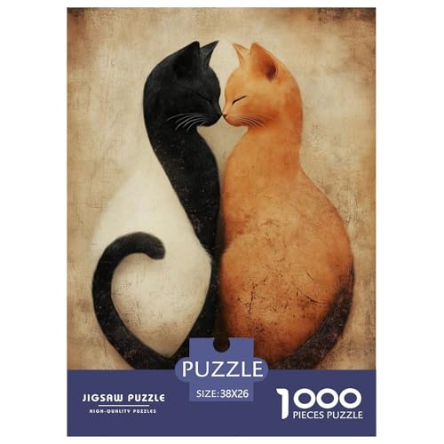 Künstlerische Katze 1000 Teile Tiere Puzzle Für Erwachsene Wohnkultur Lernspiel Geburtstag Family Challenging Games Stress Relief 38x26cm/1000pcs Künstlerische Katze 1000 Teile Tiere Puzzle Für Erwachsene Wohnkultur Lernspiel Geburtstag Family Challenging Games Stress Relief 38x26cm/1000pcs von XKASKDFKE