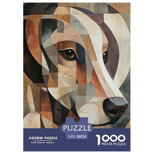 Künstlerischer Hund Erwachsene 1000 Teile Tiere Puzzle Lernspiel Family Challenging Games Geburtstag Moderne Wohnkultur Stress Relief Toy 38x26cm/1000pcs Künstlerischer Hund Erwachsene 1000 Teile Tiere Puzzle Lernspiel Family Challenging Games Geburtstag Moderne Wohnkultur Stress Relief Toy 38x26cm/1000pcs von XKASKDFKE