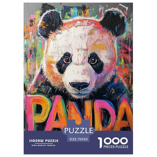 Kunst-Panda Für Erwachsene 1000 Teile Tiere Puzzle Geburtstag Wohnkultur Lernspiel Family Challenging Games Stress Relief 70x50cm/1000pcs Kunst-Panda Für Erwachsene 1000 Teile Tiere Puzzle Geburtstag Wohnkultur Lernspiel Family Challenging Games Stress Relief 70x50cm/1000pcs von XKASKDFKE