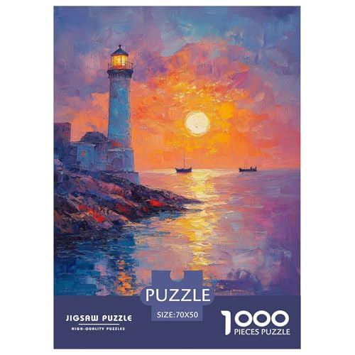 Kunstleuchtturm 1000 Teile Küste Puzzle Für Erwachsene Family Challenging Games Home Decor Geburtstag Lernspiel Entspannung Und Intelligenz 70x50cm/1000pcs Kunstleuchtturm 1000 Teile Küste Puzzle Für Erwachsene Family Challenging Games Home Decor Geburtstag Lernspiel Entspannung Und Intelligenz 70x50cm/1000pcs von XKASKDFKE