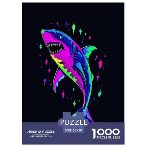 Minimalistischer Hai 1000 Teile Tiere Puzzle Für Erwachsene Wohnkultur Lernspiel Geburtstag Family Challenging Games Stress Relief 70x50cm/1000pcs Minimalistischer Hai 1000 Teile Tiere Puzzle Für Erwachsene Wohnkultur Lernspiel Geburtstag Family Challenging Games Stress Relief 70x50cm/1000pcs von XKASKDFKE