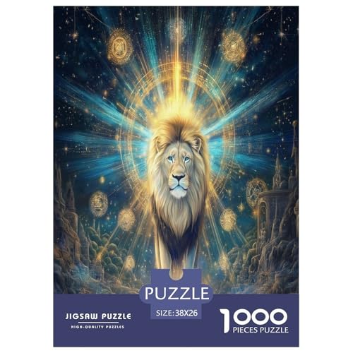 Puzzle Art Löwe Puzzle Farbenfrohes Legespiel Erwachsene Puzzles Tiere Clevere Rätsel 1000 Teile Geburtstagsgeschenk Für Erwachsene Für Erwachsene Kinder 38x26cm/1000pcs Puzzle Art Löwe Puzzle Farbenfrohes Legespiel Erwachsene Puzzles Tiere Clevere Rätsel 1000 Teile Geburtstagsgeschenk Für Erwachsene Für Erwachsene Kinder 38x26cm/1000pcs von XKASKDFKE