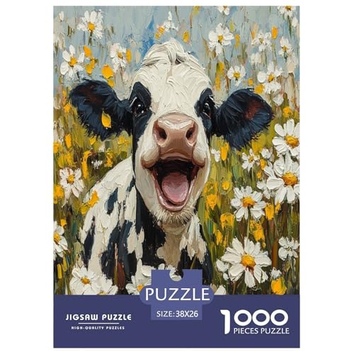 Puzzle Blumen und Kühe Klassische Puzzles Lernspiel Herausforderung Spielzeug Pflanzen and Tieres Puzzle-Geschenk 1000-teilige Puzzles Erwachsenen Puzzle Für Erwachsene Und Kinder 38x26cm/1000pcs Puzzle Blumen und Kühe Klassische Puzzles Lernspiel Herausforderung Spielzeug Pflanzen and Tieres Puzzle-Geschenk 1000-teilige Puzzles Erwachsenen Puzzle Für Erwachsene Und Kinder 38x26cm/1000pcs von XKASKDFKE