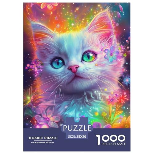 Puzzle Bunte Katzen Geschicklichkeitsspiel Lernspiel Herausforderung Spielzeug Tieres 1000 Teile Herausforderndes Puzzle Für Erwachsene Und Kinder 38x26cm/1000pcs Puzzle Bunte Katzen Geschicklichkeitsspiel Lernspiel Herausforderung Spielzeug Tieres 1000 Teile Herausforderndes Puzzle Für Erwachsene Und Kinder 38x26cm/1000pcs von XKASKDFKE