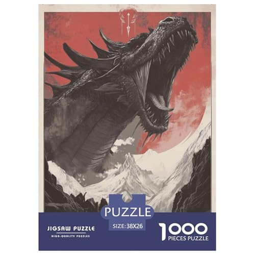 Puzzle Cooler Drache Klassische Puzzles Lernspiel Herausforderung Spielzeug Tiere Puzzle-Geschenk 1000-teilige Puzzles Erwachsenen Puzzle Für Erwachsene Und Kinder 38x26cm/1000pcs Puzzle Cooler Drache Klassische Puzzles Lernspiel Herausforderung Spielzeug Tiere Puzzle-Geschenk 1000-teilige Puzzles Erwachsenen Puzzle Für Erwachsene Und Kinder 38x26cm/1000pcs von XKASKDFKE