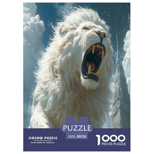 Puzzle Cooler Löwe Klassische Puzzles Lernspiel Herausforderung Spielzeug Tieres Puzzle-Geschenk 1000-teilige Puzzles Erwachsenen Puzzle Für Erwachsene Und Kinder 38x26cm/1000pcs Puzzle Cooler Löwe Klassische Puzzles Lernspiel Herausforderung Spielzeug Tieres Puzzle-Geschenk 1000-teilige Puzzles Erwachsenen Puzzle Für Erwachsene Und Kinder 38x26cm/1000pcs von XKASKDFKE