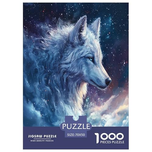 Puzzle Cooler Wolf Klassische Puzzles Lernspiel Herausforderung Spielzeug Tiere Puzzle-Geschenk 1000-teilige Puzzles Erwachsenen Puzzle Für Erwachsene Und Kinder 70x50cm/1000pcs Puzzle Cooler Wolf Klassische Puzzles Lernspiel Herausforderung Spielzeug Tiere Puzzle-Geschenk 1000-teilige Puzzles Erwachsenen Puzzle Für Erwachsene Und Kinder 70x50cm/1000pcs von XKASKDFKE