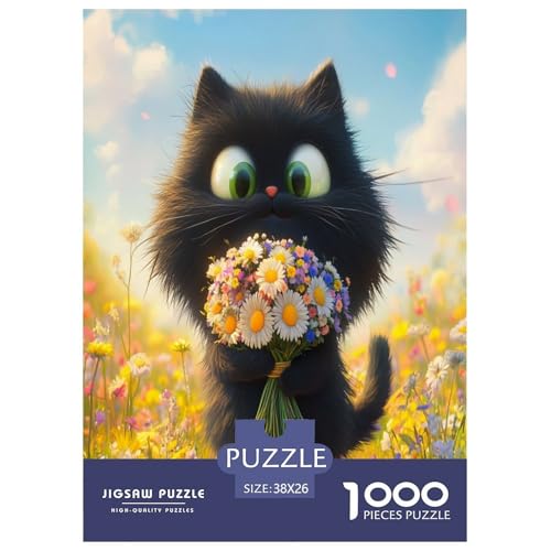 Puzzle Farbenfrohes Blume mit Katze Geschicklichkeitsspiel Lernspiel Herausforderung Spielzeug Pet Tieres Buntes Legespiel 1000 Teile Erwachsenen Puzzle Für Erwachsene 38x26cm/1000pcs Puzzle Farbenfrohes Blume mit Katze Geschicklichkeitsspiel Lernspiel Herausforderung Spielzeug Pet Tieres Buntes Legespiel 1000 Teile Erwachsenen Puzzle Für Erwachsene 38x26cm/1000pcs von XKASKDFKE