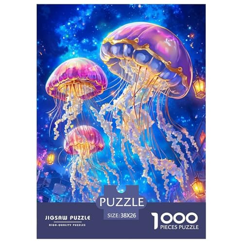 Puzzle Farbenfrohes Bunte Qualle Geschicklichkeitsspiel Lernspiel Herausforderung Spielzeug Marine Tieres Buntes Legespiel 1000 Teile Erwachsenen Puzzle Für Erwachsene 38x26cm/1000pcs Puzzle Farbenfrohes Bunte Qualle Geschicklichkeitsspiel Lernspiel Herausforderung Spielzeug Marine Tieres Buntes Legespiel 1000 Teile Erwachsenen Puzzle Für Erwachsene 38x26cm/1000pcs von XKASKDFKE
