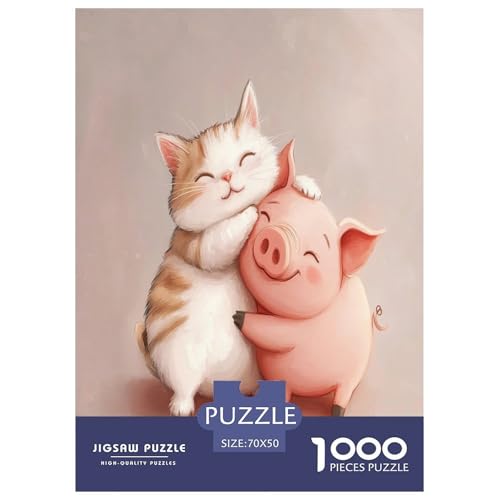 Puzzle Farbenfrohes Katze und Schwein Geschicklichkeitsspiel Lernspiel Herausforderung Spielzeug Tiere Buntes Legespiel 1000 Teile Erwachsenen Puzzle Für Erwachsene 70x50cm/1000pcs Puzzle Farbenfrohes Katze und Schwein Geschicklichkeitsspiel Lernspiel Herausforderung Spielzeug Tiere Buntes Legespiel 1000 Teile Erwachsenen Puzzle Für Erwachsene 70x50cm/1000pcs von XKASKDFKE