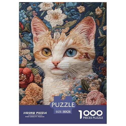 Puzzle Farbenfrohes Künstlerische Katze Geschicklichkeitsspiel Lernspiel Herausforderung Spielzeug Tiere Buntes Legespiel 1000 Teile Erwachsenen Puzzle Für Erwachsene 38x26cm/1000pcs Puzzle Farbenfrohes Künstlerische Katze Geschicklichkeitsspiel Lernspiel Herausforderung Spielzeug Tiere Buntes Legespiel 1000 Teile Erwachsenen Puzzle Für Erwachsene 38x26cm/1000pcs von XKASKDFKE