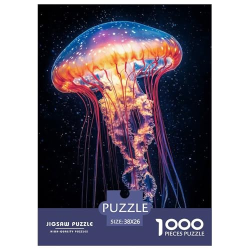 Puzzle Farbenfrohes Wunderschöne Qualle Geschicklichkeitsspiel Lernspiel Herausforderung Spielzeug Marine Tieres Buntes Legespiel 1000 Teile Erwachsenen Puzzle Für Erwachsene 38x26cm/1000pcs Puzzle Farbenfrohes Wunderschöne Qualle Geschicklichkeitsspiel Lernspiel Herausforderung Spielzeug Marine Tieres Buntes Legespiel 1000 Teile Erwachsenen Puzzle Für Erwachsene 38x26cm/1000pcs von XKASKDFKE