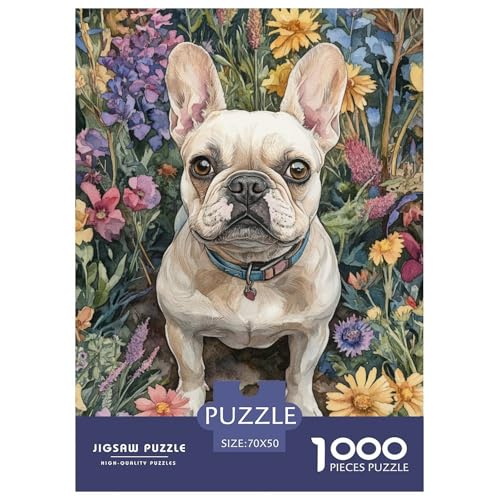 Puzzle Französische Bulldogge Geschicklichkeitsspiel Lernspiel Herausforderung Spielzeug Tieres 1000 Teile Herausforderndes Puzzle Für Erwachsene Und Kinder 70x50cm/1000pcs Puzzle Französische Bulldogge Geschicklichkeitsspiel Lernspiel Herausforderung Spielzeug Tieres 1000 Teile Herausforderndes Puzzle Für Erwachsene Und Kinder 70x50cm/1000pcs von XKASKDFKE