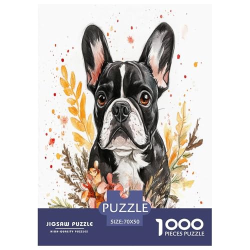 Puzzle Französische Bulldogge Klassische Puzzles Lernspiel Herausforderung Spielzeug Tieres Puzzle-Geschenk 1000-teilige Puzzles Erwachsenen Puzzle Für Erwachsene Und Kinder 70x50cm/1000pcs Puzzle Französische Bulldogge Klassische Puzzles Lernspiel Herausforderung Spielzeug Tieres Puzzle-Geschenk 1000-teilige Puzzles Erwachsenen Puzzle Für Erwachsene Und Kinder 70x50cm/1000pcs von XKASKDFKE