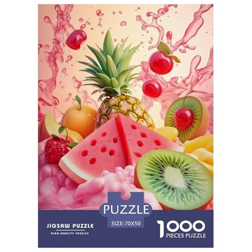 Puzzle Früchte Geschicklichkeitsspiel Lernspiel Herausforderung Spielzeug Pflanzen 1000 Teile Herausforderndes Puzzle Für Erwachsene Und Kinder 70x50cm/1000pcs von XKASKDFKE