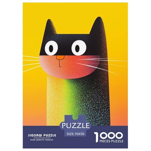 Puzzle Kreative Katze Klassische Puzzles Lernspiel Herausforderung Spielzeug Pet Tieres Buntes Legespiel 1000-teilige Puzzles Herausforderndes Puzzle Für Erwachsene Kinder 70x50cm/1000pcs Puzzle Kreative Katze Klassische Puzzles Lernspiel Herausforderung Spielzeug Pet Tieres Buntes Legespiel 1000-teilige Puzzles Herausforderndes Puzzle Für Erwachsene Kinder 70x50cm/1000pcs von XKASKDFKE