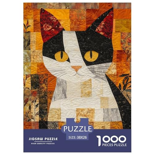 Puzzle Künstlerische Katze Klassische Puzzles Lernspiel Herausforderung Spielzeug Tiere Buntes Legespiel 1000-teilige Puzzles Herausforderndes Puzzle Für Erwachsene Kinder 38x26cm/1000pcs Puzzle Künstlerische Katze Klassische Puzzles Lernspiel Herausforderung Spielzeug Tiere Buntes Legespiel 1000-teilige Puzzles Herausforderndes Puzzle Für Erwachsene Kinder 38x26cm/1000pcs von XKASKDFKE
