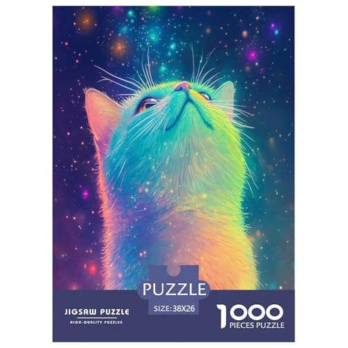 Puzzle Künstlerische Katze Klassische Puzzles Lernspiel Herausforderung Spielzeug Tiere Buntes Legespiel 1000-teilige Puzzles Herausforderndes Puzzle Für Erwachsene Kinder 38x26cm/1000pcs Puzzle Künstlerische Katze Klassische Puzzles Lernspiel Herausforderung Spielzeug Tiere Buntes Legespiel 1000-teilige Puzzles Herausforderndes Puzzle Für Erwachsene Kinder 38x26cm/1000pcs von XKASKDFKE