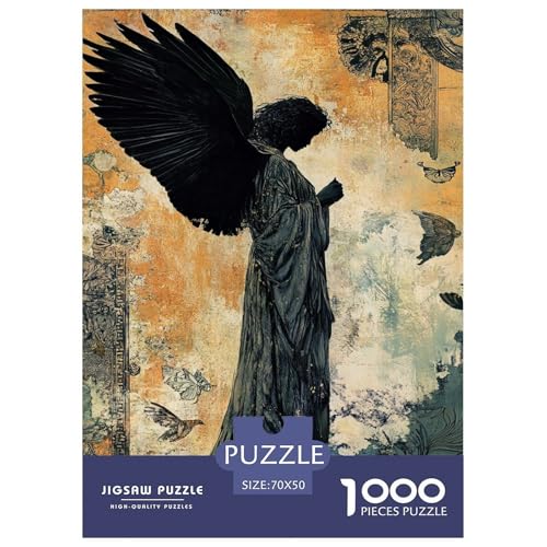 Puzzle Kunstengel Geschicklichkeitsspiel Lernspiel Herausforderung Spielzeug Gott 1000 Teile Herausforderndes Puzzle Für Erwachsene Und Kinder 70x50cm/1000pcs von XKASKDFKE
