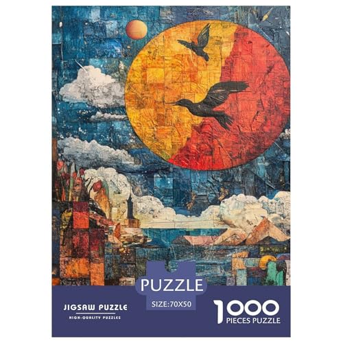 Puzzle Kunstgemälde Klassische Puzzles Lernspiel Herausforderung Spielzeug Schöne Gemälde Puzzle-Geschenk 1000-teilige Puzzles Erwachsenen Puzzle Für Erwachsene Und Kinder 70x50cm/1000pcs von XKASKDFKE