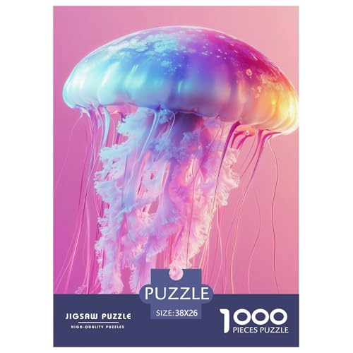 Puzzle Rosa Qualle Geschicklichkeitsspiel Erwachsene Puzzles Marine Tieres Buntes Legespiel Puzzle 1000 Teile Herausforderndes Geschicklichkeitsspiel Für Die Ganze Familie 38x26cm/1000pcs Puzzle Rosa Qualle Geschicklichkeitsspiel Erwachsene Puzzles Marine Tieres Buntes Legespiel Puzzle 1000 Teile Herausforderndes Geschicklichkeitsspiel Für Die Ganze Familie 38x26cm/1000pcs von XKASKDFKE