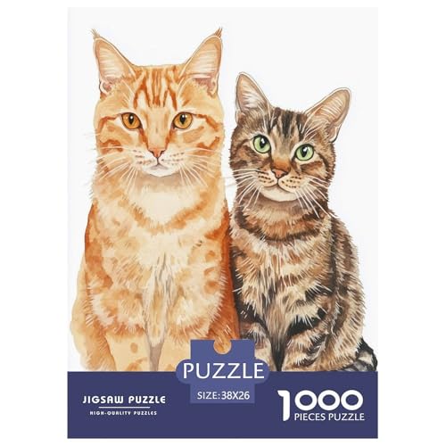 Puzzle Süße Katze Geschicklichkeitsspiel Lernspiel Herausforderung Spielzeug Tiere 1000 Teile Herausforderndes Puzzle Für Erwachsene Und Kinder 38x26cm/1000pcs Puzzle Süße Katze Geschicklichkeitsspiel Lernspiel Herausforderung Spielzeug Tiere 1000 Teile Herausforderndes Puzzle Für Erwachsene Und Kinder 38x26cm/1000pcs von XKASKDFKE
